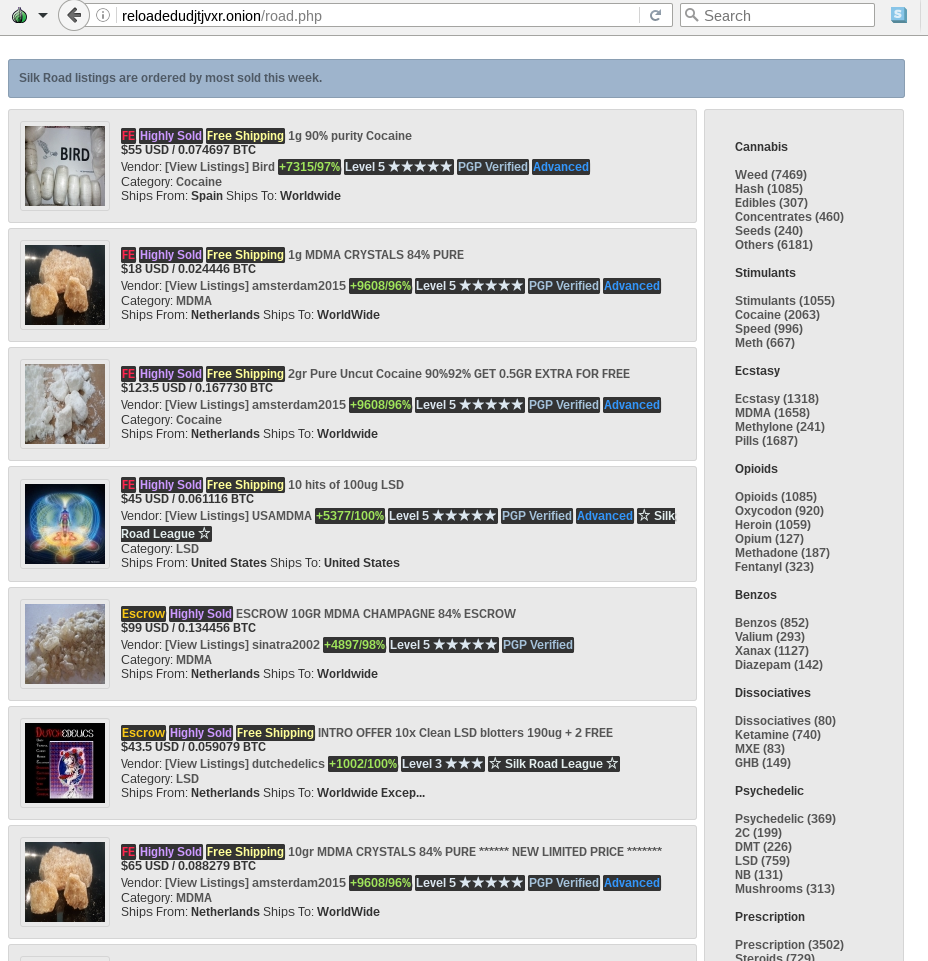 Versus Project Market Darknet